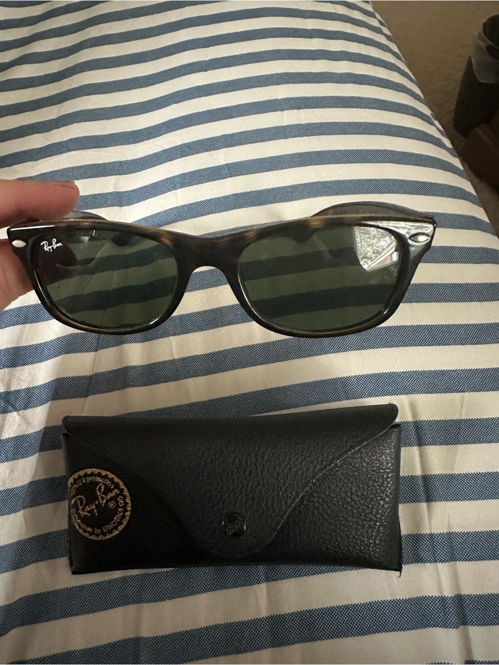 Ray-Ban Wayfarer Tortoiseshell Frame Sunglasses